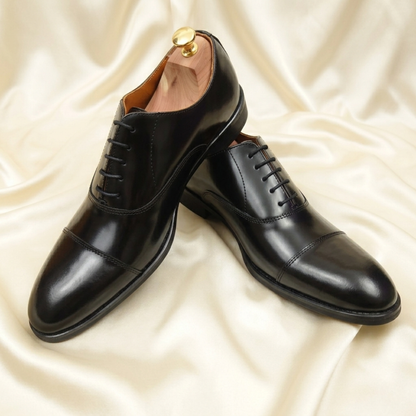 Walkist Premium Læder Oxford-sko - Sort