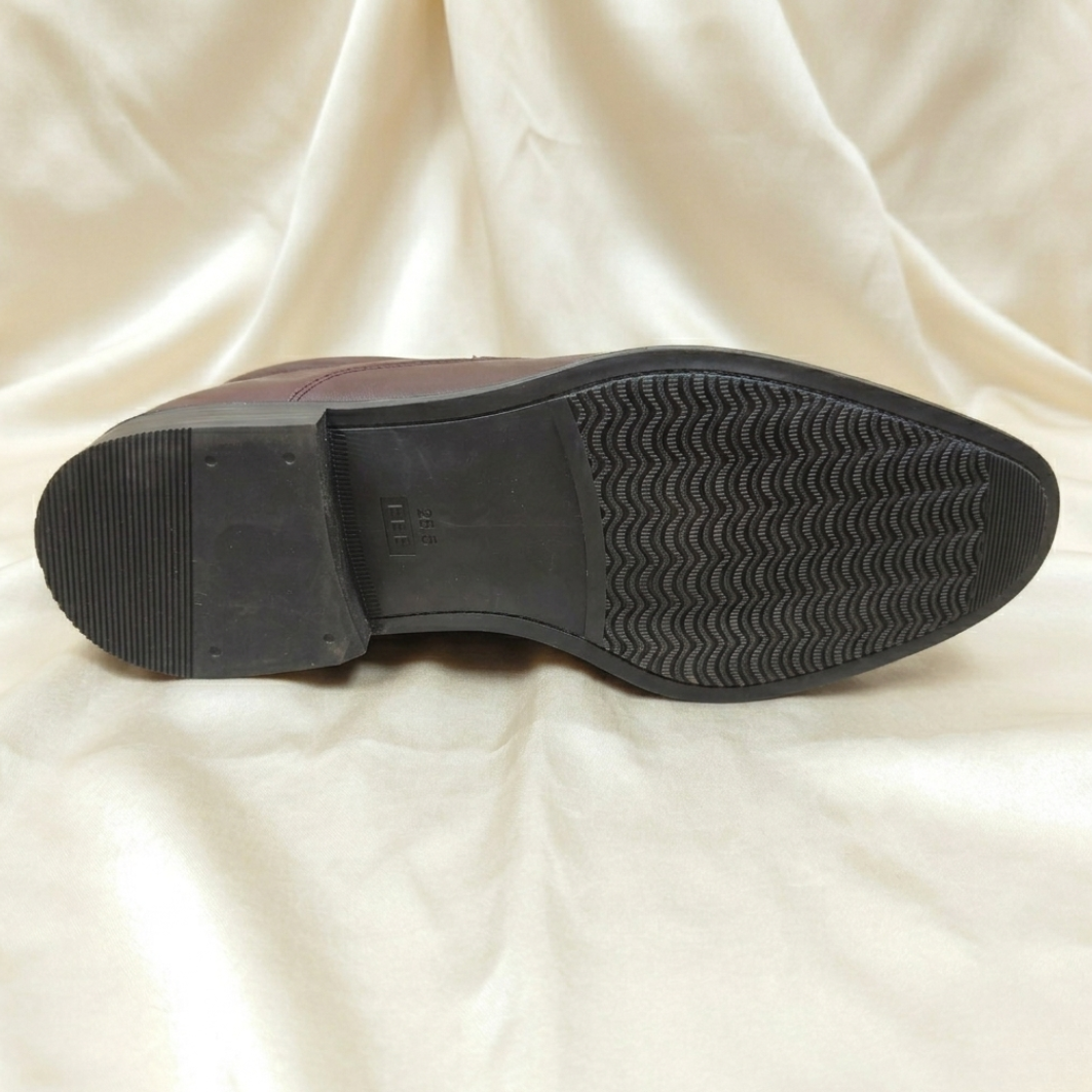 Walkist Premium Leather Brogue Slip-On Shoes - Dark Brown