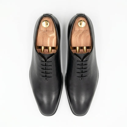 Walkist Original Leather Wholecut Oxford Shoes - Black